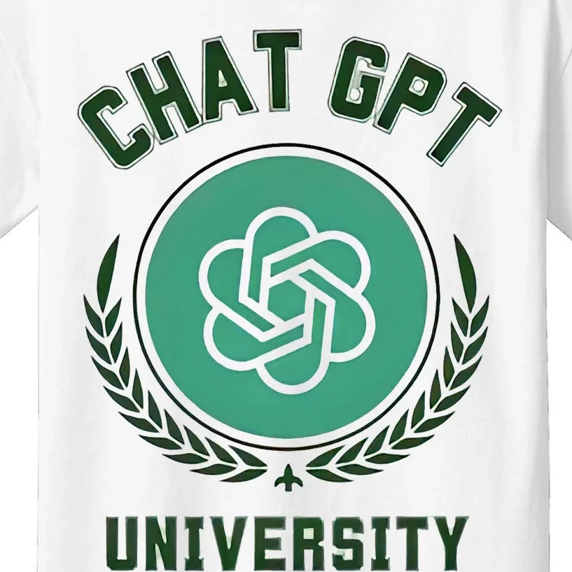 University Chat Gpt Kids T-Shirt