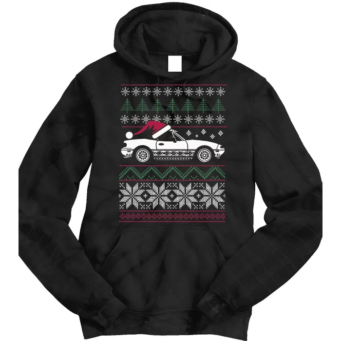 Ugly Christmas JDM Import Car Tie Dye Hoodie