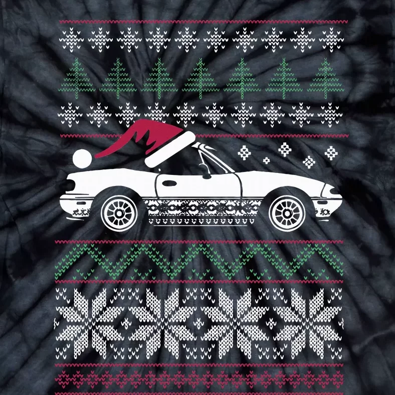 Ugly Christmas JDM Import Car Tie-Dye T-Shirt