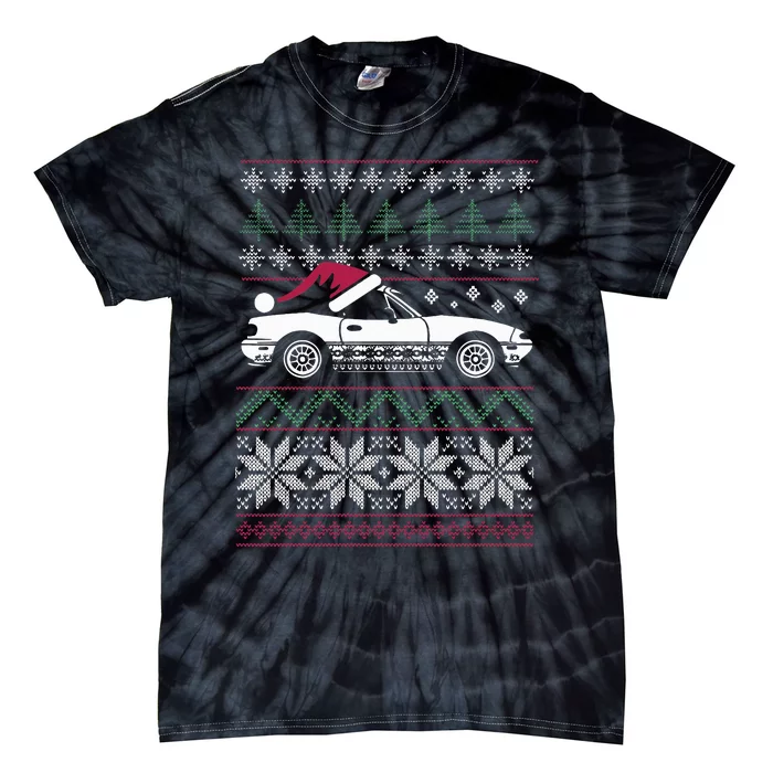 Ugly Christmas JDM Import Car Tie-Dye T-Shirt