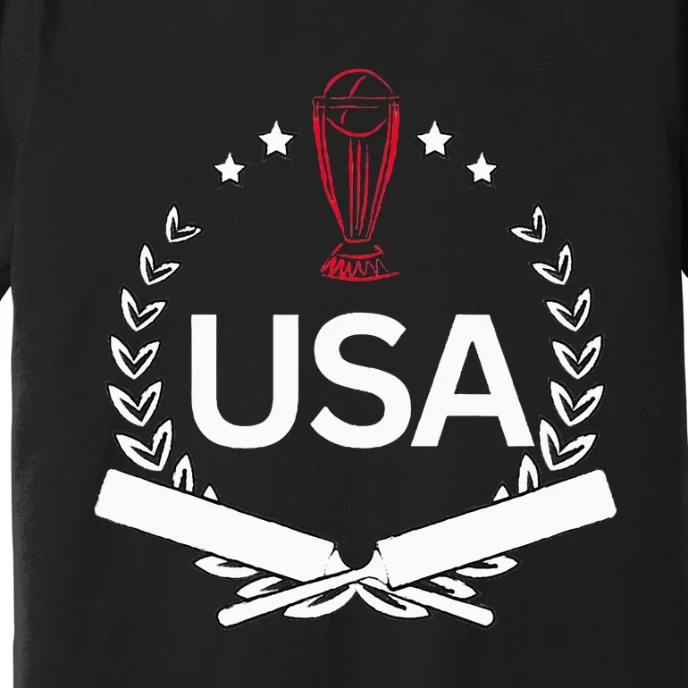 Usa Cricket Jersey 2024 Reveal Style United States Cricket Premium T-Shirt