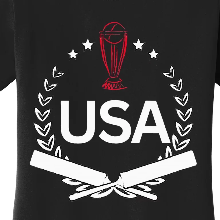 Usa Cricket Jersey 2024 Reveal Style United States Cricket Women's T-Shirt