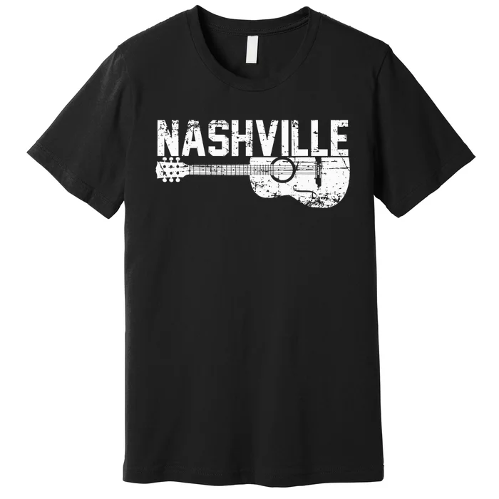 Unique Country Music Lovers Nashville Musician Guitar Cool Premium T-Shirt