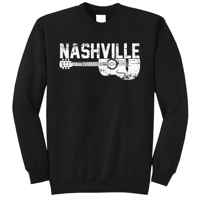 Unique Country Music Lovers Nashville Musician Guitar Cool Tall Sweatshirt