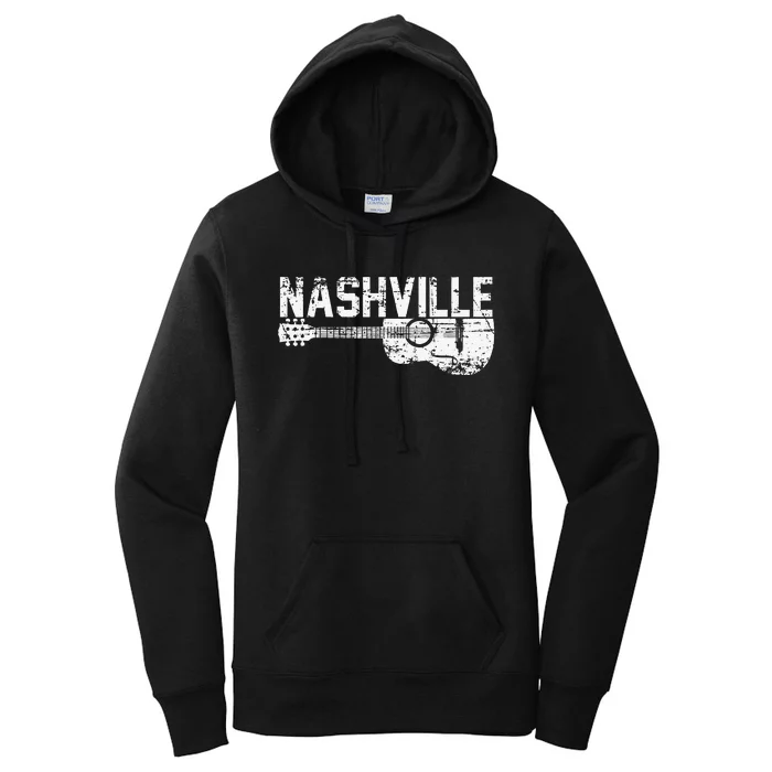 Unique Country Music Lovers Nashville Musician Guitar Cool Women's Pullover Hoodie