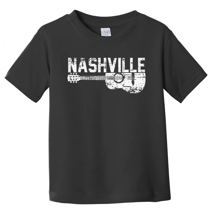 Unique Country Music Lovers Nashville Musician Guitar Cool Toddler T-Shirt