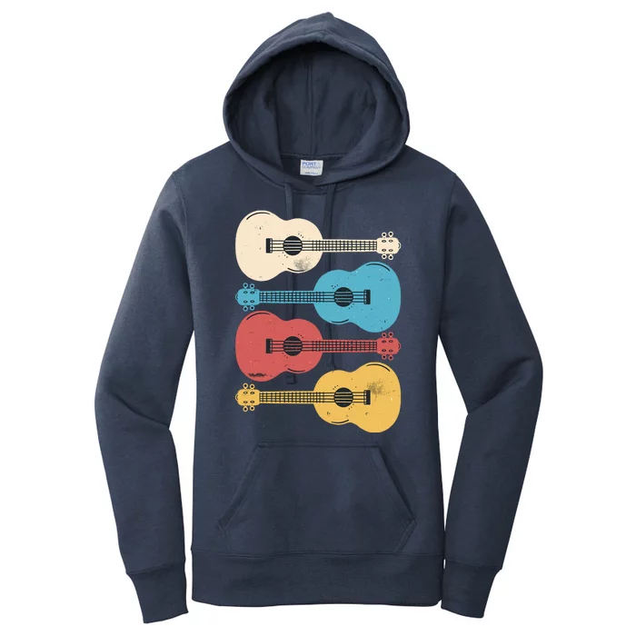 Ukelele Colorful Music Women's Pullover Hoodie