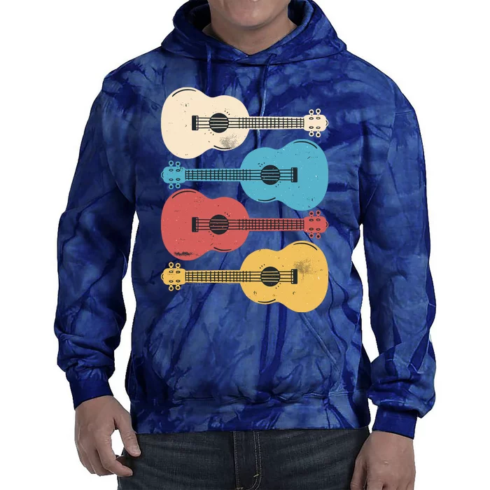 Ukelele Colorful Music Tie Dye Hoodie