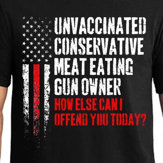 Unvaccinated Conservative Meat Eating Gun Owner Pajama Set