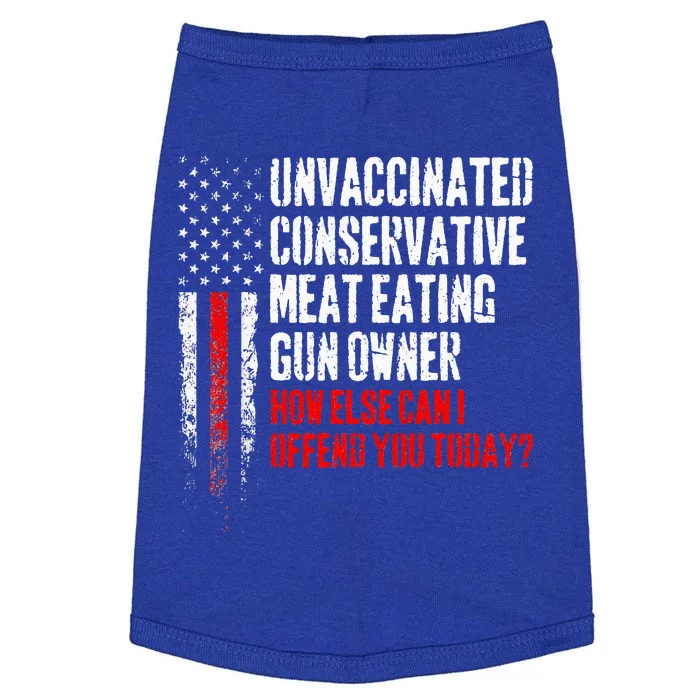 Unvaccinated Conservative Meat Eating Gun Owner Doggie Tank