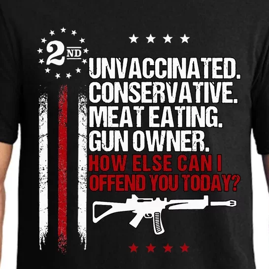 Unvaccinated Conservative Meat Eating Gun Owner Pajama Set