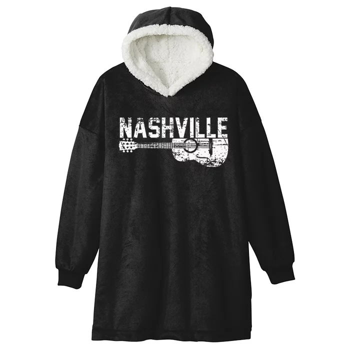 Unique Country Music Lovers Nashville Musician Guitar Cool Hooded Wearable Blanket