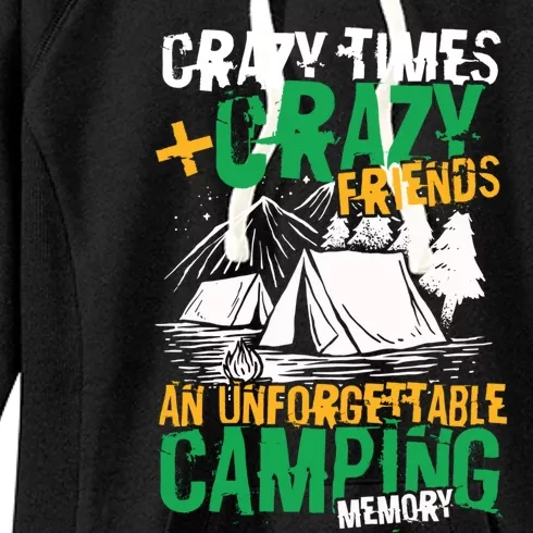 Unforgettable Camping Memory Wilderness Meaningful Gift Women's Fleece Hoodie