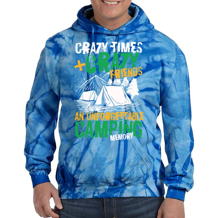 Unforgettable Camping Memory Wilderness Meaningful Gift Tie Dye Hoodie