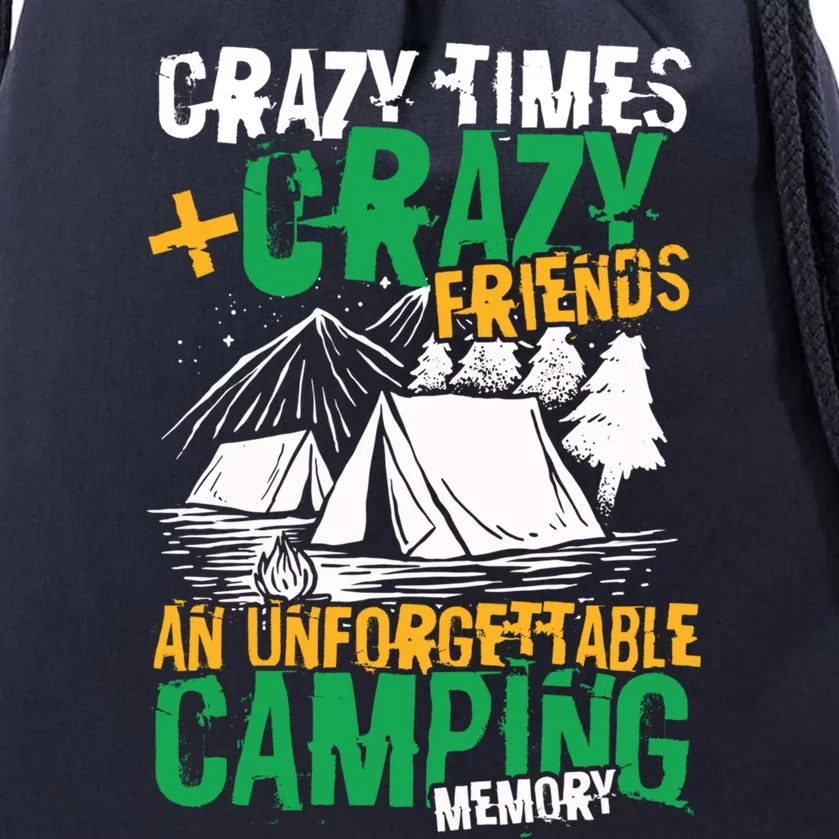 Unforgettable Camping Memory Wilderness Meaningful Gift Drawstring Bag