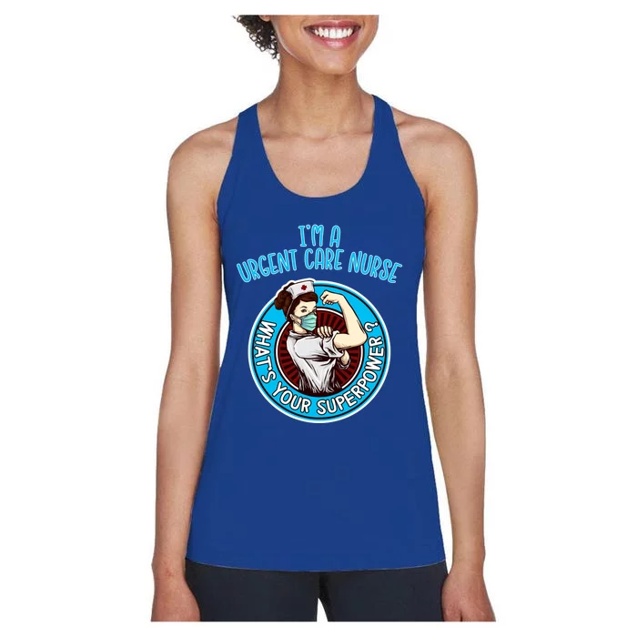 Urgent Care Nurse Gift Medical Nursing Gift Women's Racerback Tank