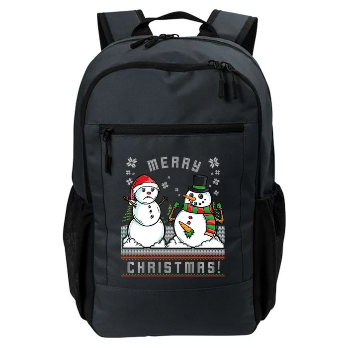 Ugly Christmas Naughty Snow Carrot Funny Gift Daily Commute Backpack