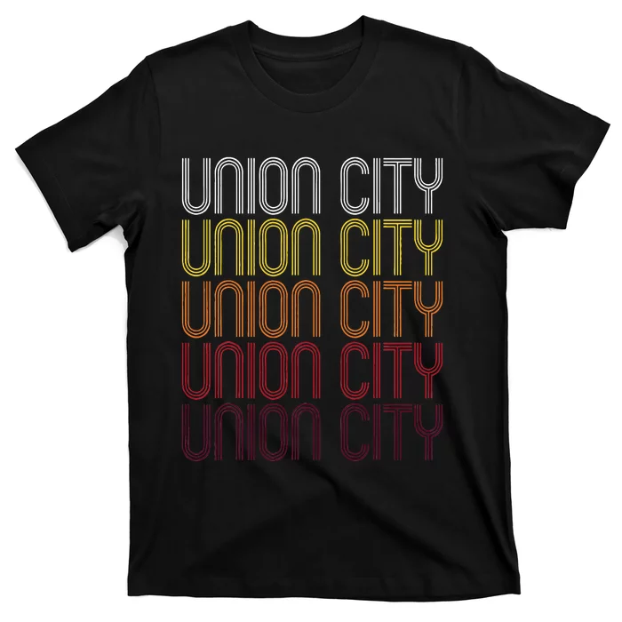 Union City Nj Vintage Style New Jersey T-Shirt