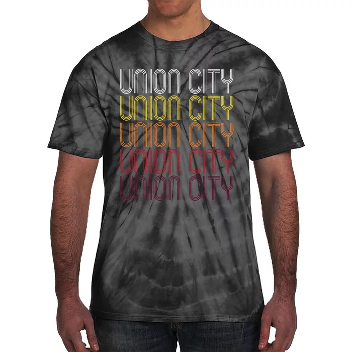 Union City Nj Vintage Style New Jersey Tie-Dye T-Shirt