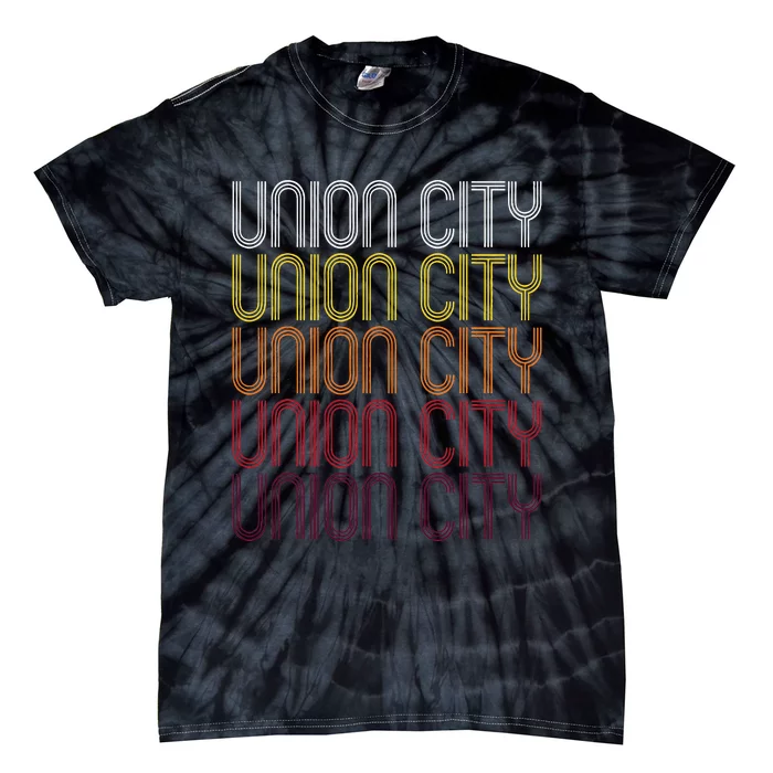 Union City Nj Vintage Style New Jersey Tie-Dye T-Shirt