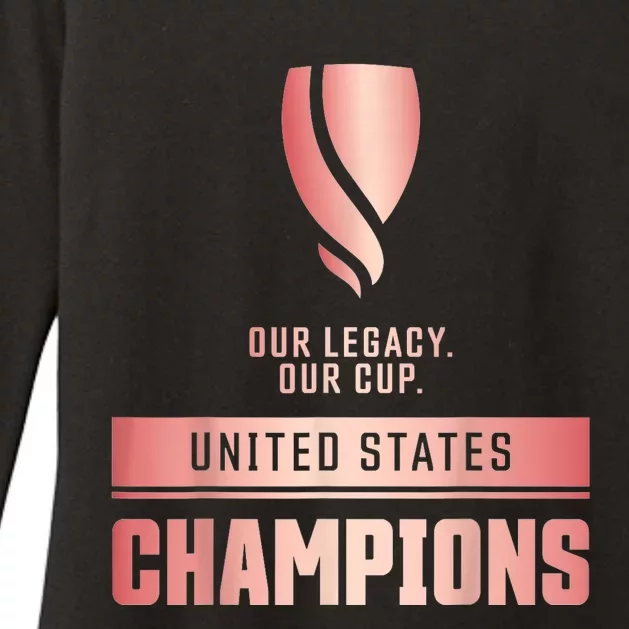 Usa Champions Of The Goldcup W Womens CVC Long Sleeve Shirt