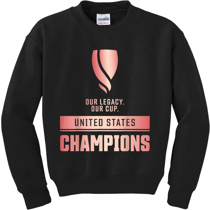 Usa Champions Of The Goldcup W Kids Sweatshirt