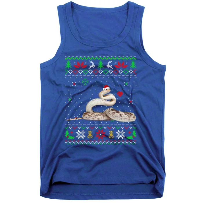 Ugly Christmas Pajama Sweater Snake Animals Lover Funny Gift Tank Top