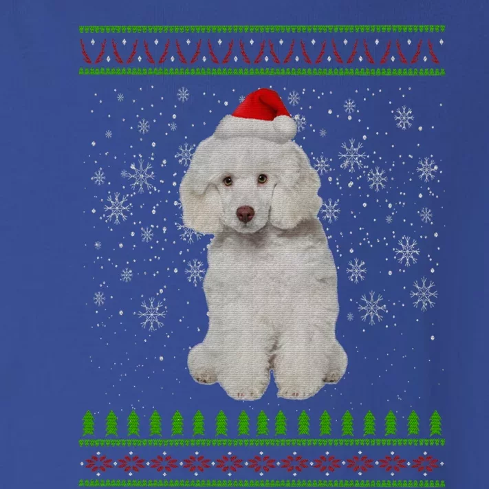 Ugly Christmas Poodle Dog Xmas Merry Christmas Funny Gift Meaningful Gift Toddler Long Sleeve Shirt