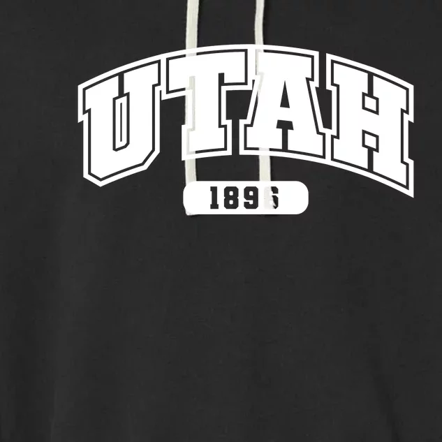 Utah Collegiate Style 1896 Garment-Dyed Fleece Hoodie