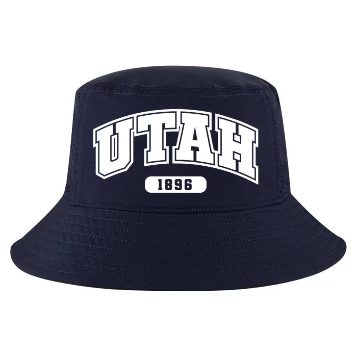 Utah Collegiate Style 1896 Cool Comfort Performance Bucket Hat