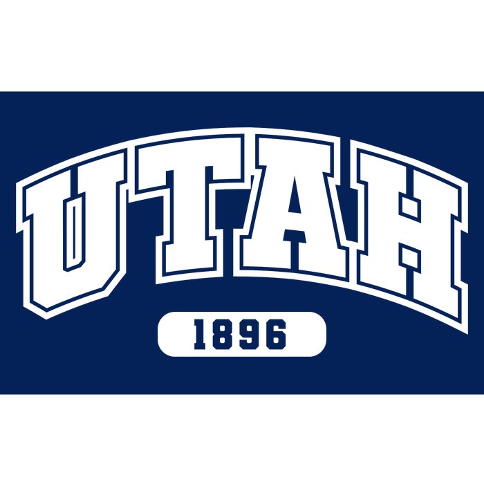 Utah Collegiate Style 1896 Bumper Sticker