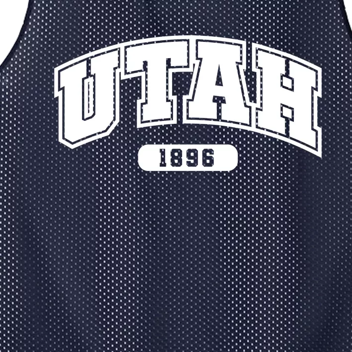 Utah Collegiate Style 1896 Mesh Reversible Basketball Jersey Tank