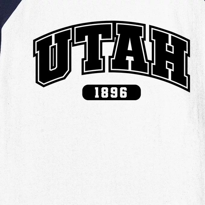 Utah Collegiate Style 1896 Baseball Sleeve Shirt