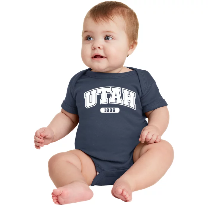 Utah Collegiate Style 1896 Baby Bodysuit