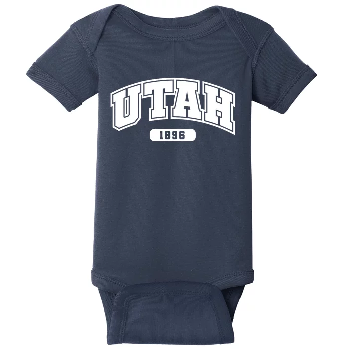 Utah Collegiate Style 1896 Baby Bodysuit