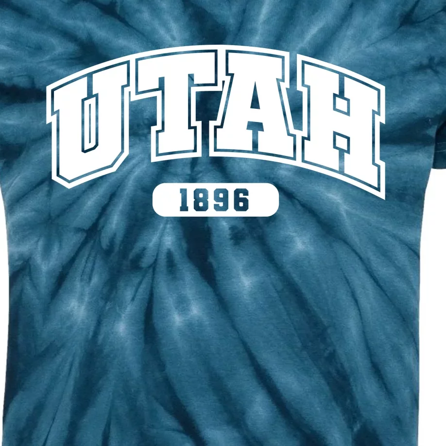 Utah Collegiate Style 1896 Kids Tie-Dye T-Shirt