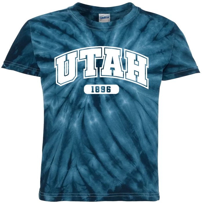 Utah Collegiate Style 1896 Kids Tie-Dye T-Shirt