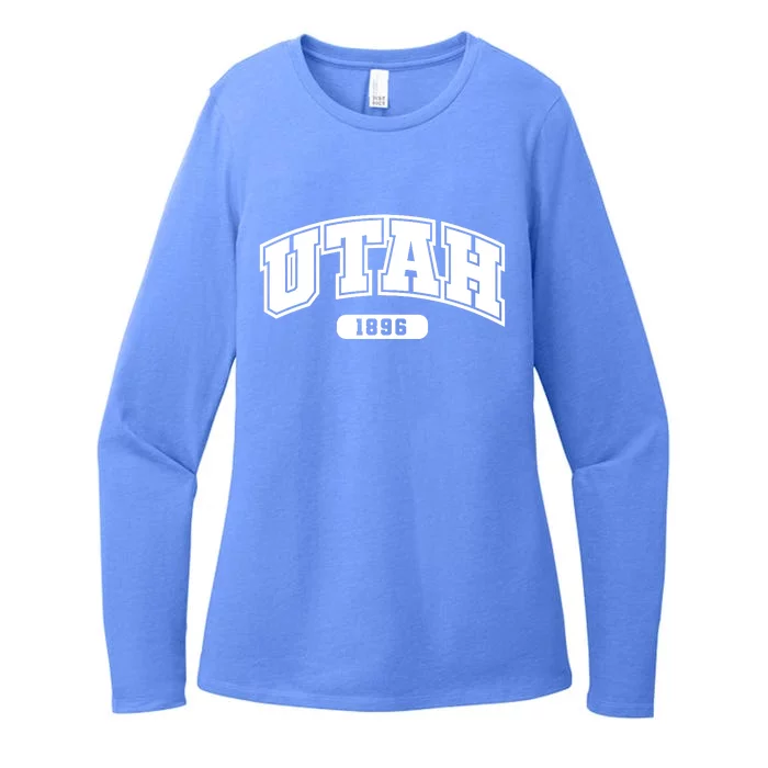 Utah Collegiate Style 1896 Womens CVC Long Sleeve Shirt