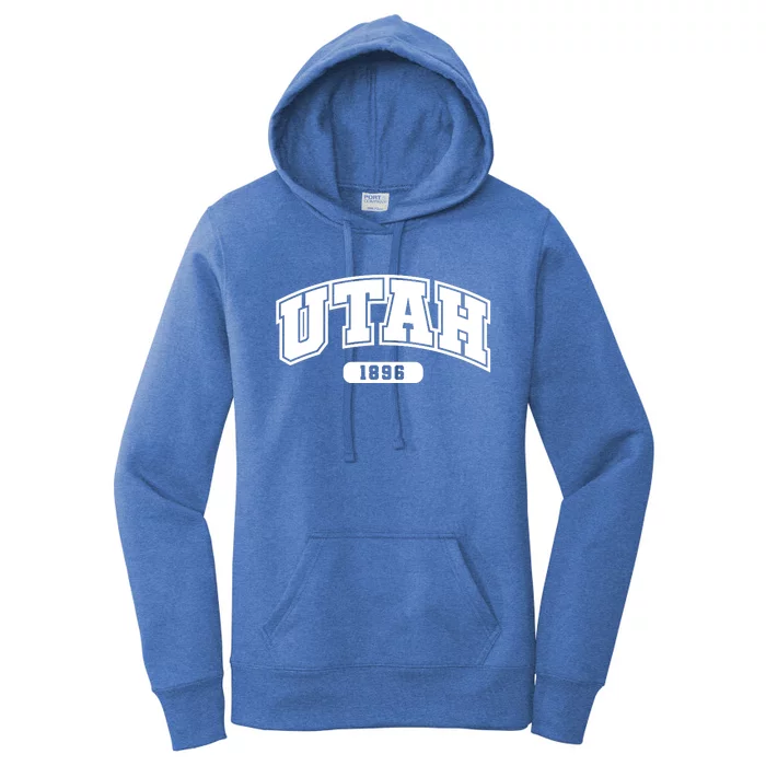 Utah Collegiate Style 1896 Women's Pullover Hoodie