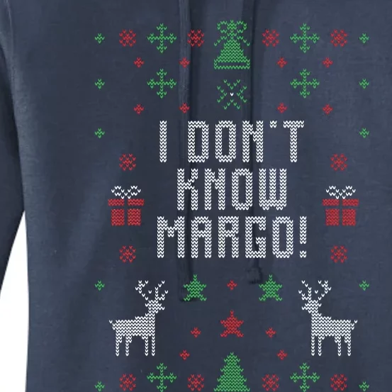 Ugly Christmas Sweater I DonT Know Margo Women's Pullover Hoodie