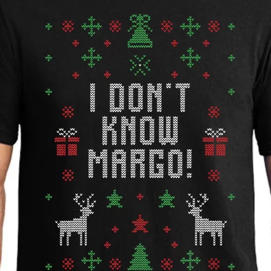 Ugly Christmas Sweater I Don't Know Margo Pajama Set