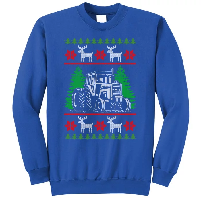 Ugly Christmas Style Gift Farmer Tractor Gift Sweatshirt