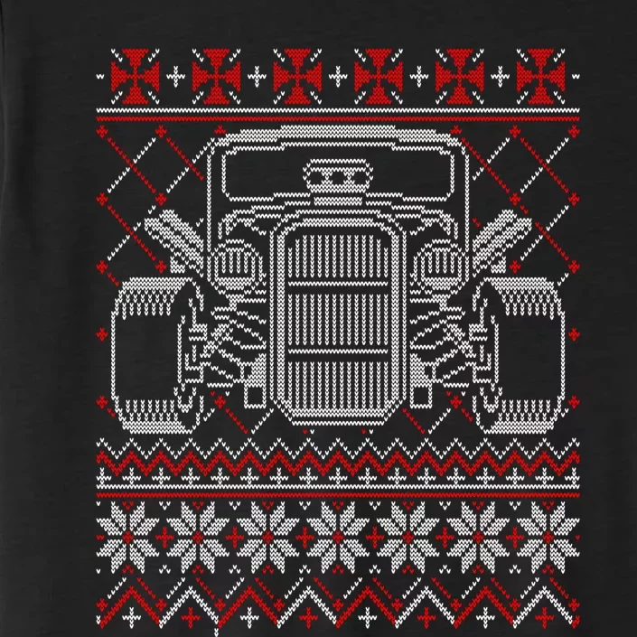 Ugly Christmas Sweater Fancy Cars Christmas Hotrod Racing Gift ChromaSoft Performance T-Shirt