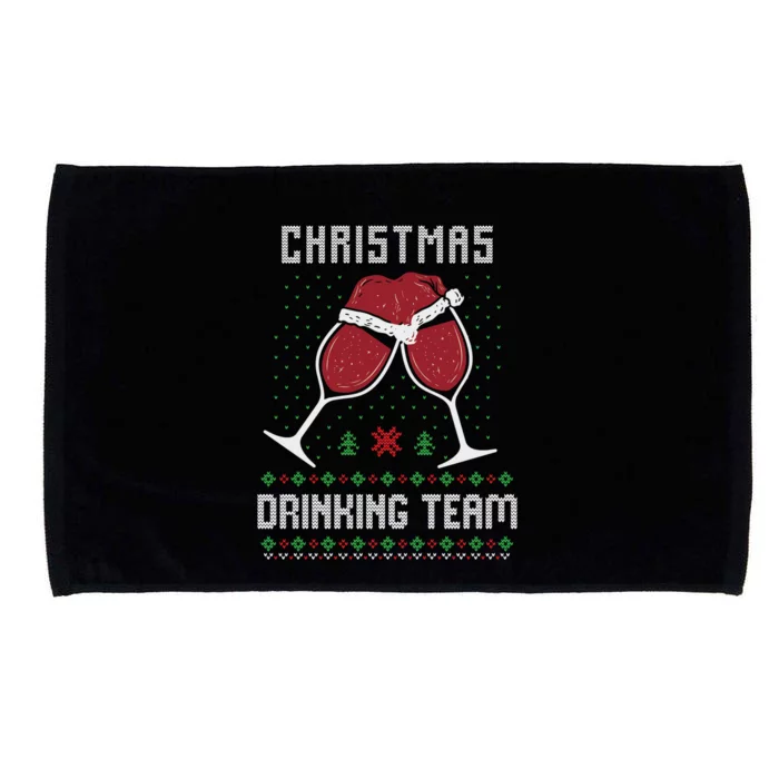 Ugly Christmas Sweater Alcohol Beer Ing Team Wine Meaningful Gift Microfiber Hand Towel