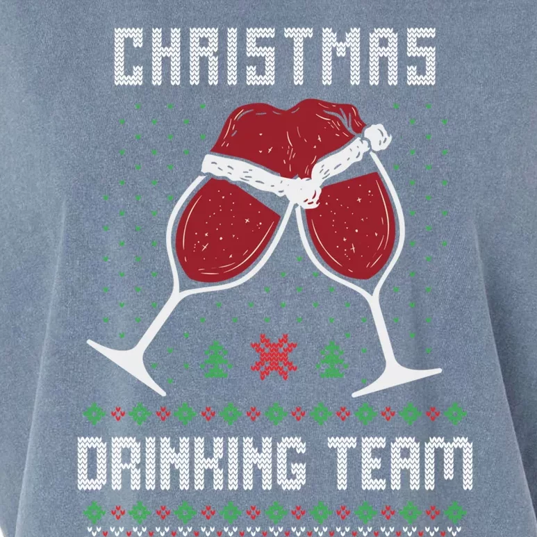 Ugly Christmas Sweater Alcohol Beer Ing Team Wine Meaningful Gift Garment-Dyed Women's Muscle Tee