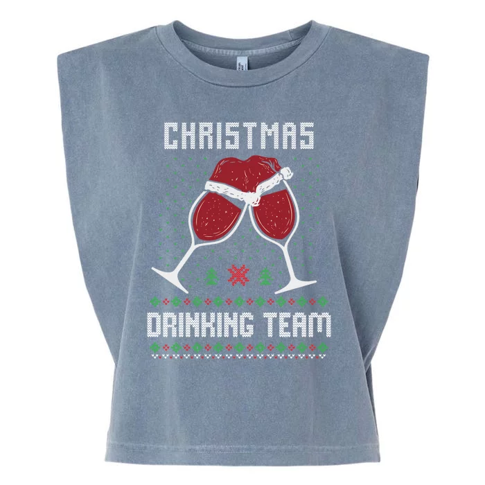 Ugly Christmas Sweater Alcohol Beer Ing Team Wine Meaningful Gift Garment-Dyed Women's Muscle Tee