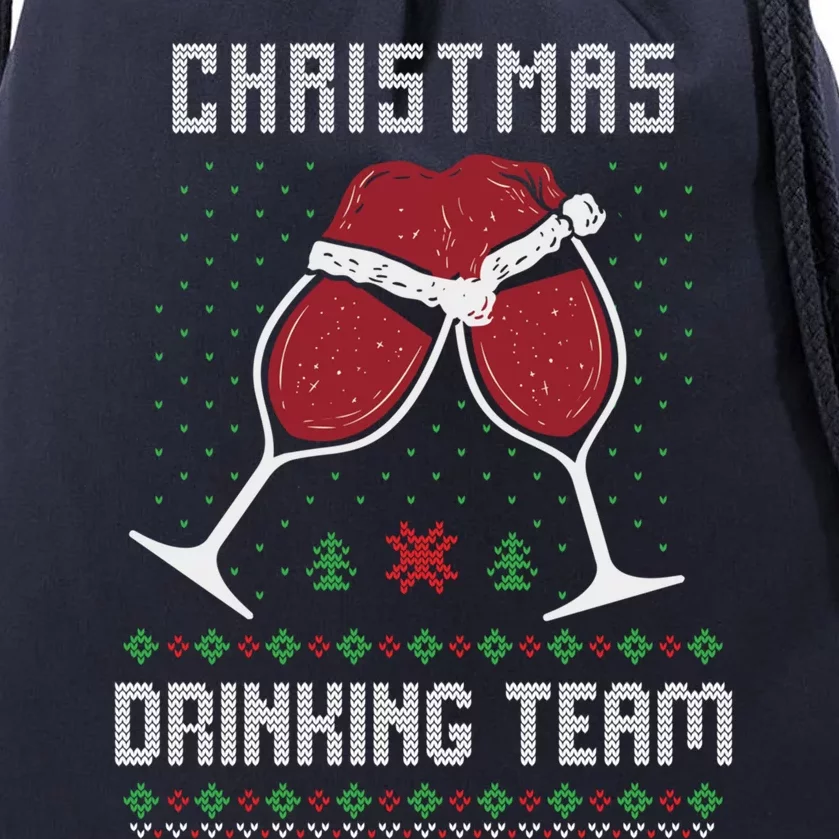 Ugly Christmas Sweater Alcohol Beer Ing Team Wine Meaningful Gift Drawstring Bag