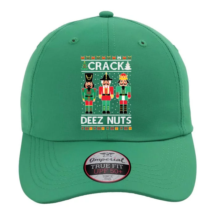 Ugly Christmas Sweater Nutcracker Crack Deez Nuts The Original Performance Cap