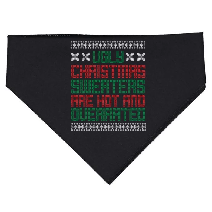 Ugly Christmas Sweaters Are Hot And Overrated USA-Made Doggie Bandana