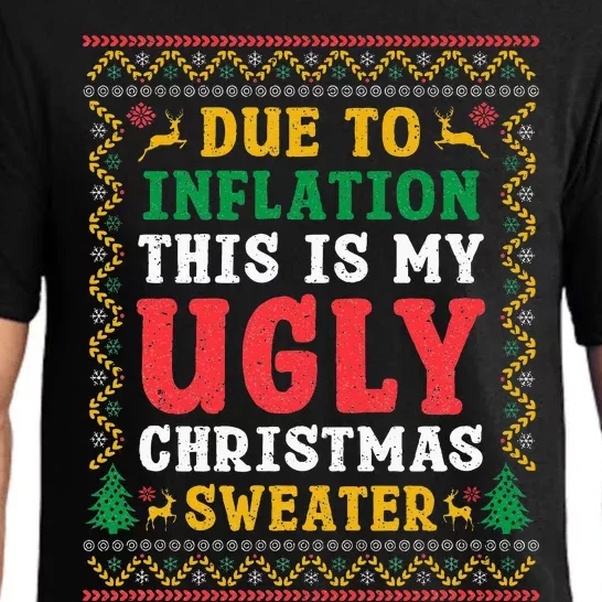 Ugly Christmas Sweater  Funny Xmas Pajama Set